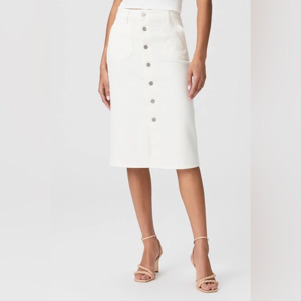 Paige Meadow Midi Skirt Utility Pockets